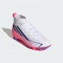 Adidas Scarpette Calcio Junior F50 Hyperfast Club Mid FG/MG - (Cloud White/Solar Purple/Solar Turbo)