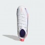 Adidas Scarpette Calcio Junior F50 Hyperfast Club Mid FG/MG - (Cloud White/Solar Purple/Solar Turbo)