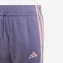 Adidas Tuta Junior Con Cappuccio Tiberio 3 Stripes - Colore : Lilac/Multi