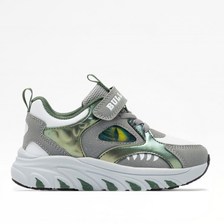 Bull Boys Sneaker Bambino Occhiosauro Con Luci - GRBI (Grigio/Multi)