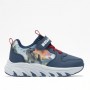 Bull Boys Sneakers Bambino Tirannosauro Dinorex Con Luci - BL01 (Blue/Multi)