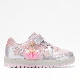 Lelli Kelly Sneaker Bambina Mille Stelle, Con Luci - RO01 (Rosa/Multi)