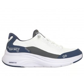 Skechers Scarpe Junior Contour Foam, Slip-Ins/Cozy Fit - /WNV (White/Navy)