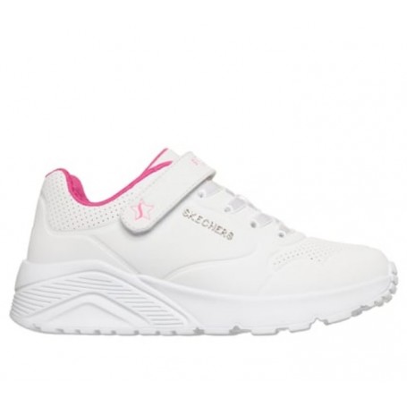 Skechers Scarpe Junior Uno Lite-Star Icon, Street Los Angeles - /WHP (White/Hot Pink)