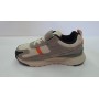 Melania Sneakers Bambino Con Strappo e Lacci Elastici - BEI/MUL (Beige/Multi)