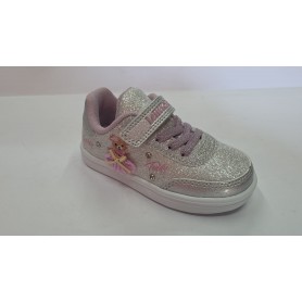 Lelli Kelly Sneaker Infant Mille Stelle, Orsetto con Tutu' - AG01 (Argento/Multi)