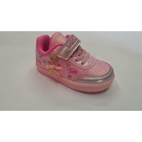 Lelli Kelly Sneaker Infant Mille Stelle, Orsetto con Tutu' - RO01 (Rosa/Multi)