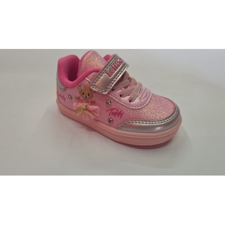 Lelli Kelly Sneaker Infant Mille Stelle, Orsetto con Tutu' - RO01 (Rosa/Multi)