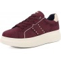 Inblu Sneakers Donna Con Lacci e Borchie Dorate Laterali, Ienne - 016 (Bordeaux)