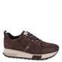 Donna Serena Sneakers Donna in Pelle Scamosciata Con Lacci - TDM (Testa di Moro)