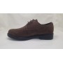 GianMarcoVenturi Scarpe Basse Eleganti Uomo in Micro Con Lacci - Colore : Caffe'