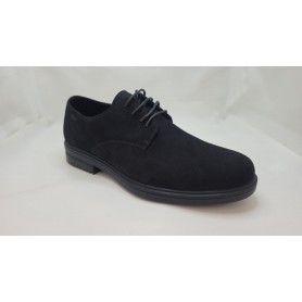GianMarcoVenturi Scarpe Basse Eleganti Uomo in Nappa Sintetica - Colore : Nero