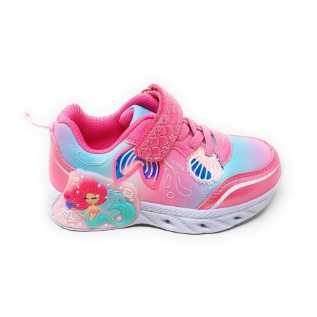 Lelli Kelly Sneaker Bambina Vivienne Con Luci - FU01 (Fuxia/Multi)