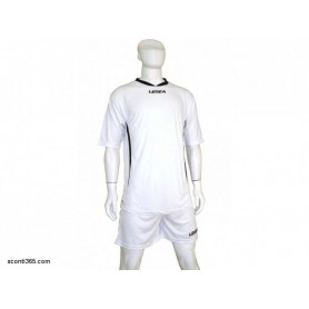 Legea Completo Dusseldorf, Maglia+Pantaloncino, Calcio - Art. M1086/P227 (Bianco)
