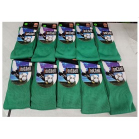 Mico Sport Calze da calcio Confezione 10 paia, unisex - Art. CA2205/2206-075 (Verde) 