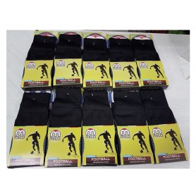 Mico Sport Calze da calcio Confezione 10 paia, unisex colore 007 (Nero) 