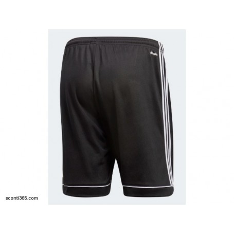 Adidas Pantaloncino Squadra 17, Uomo/Ragazzo - Art. BK4766 (Nero/Bianco)